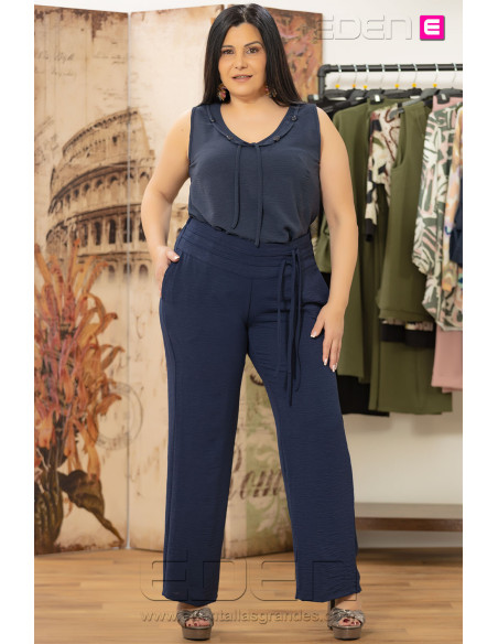 Pantalón Zamora Marino Con Alma - Imagen 2