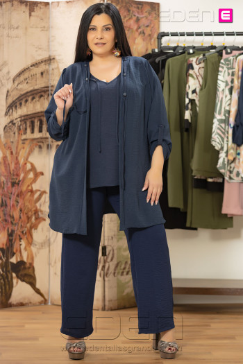 Pantalón Zamora Marino Con Alma - Imagen 1