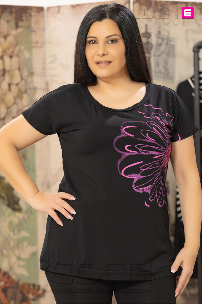 Camiseta Gisela Fucsia Isabel G - Imagen 1