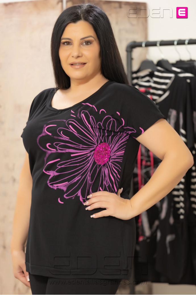 Camiseta Gisela Fucsia Isabel G - Imagen 2