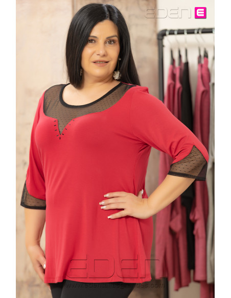 Camiseta Margot Rojo Velika - Imagen 2