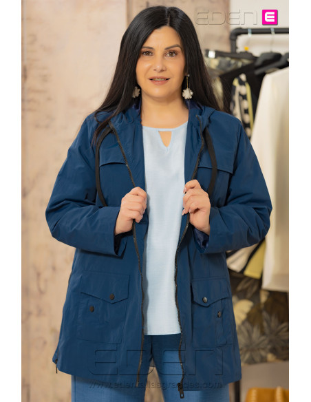 Parka de Primavera Gwendolyn Marino Velika - Imagen 2