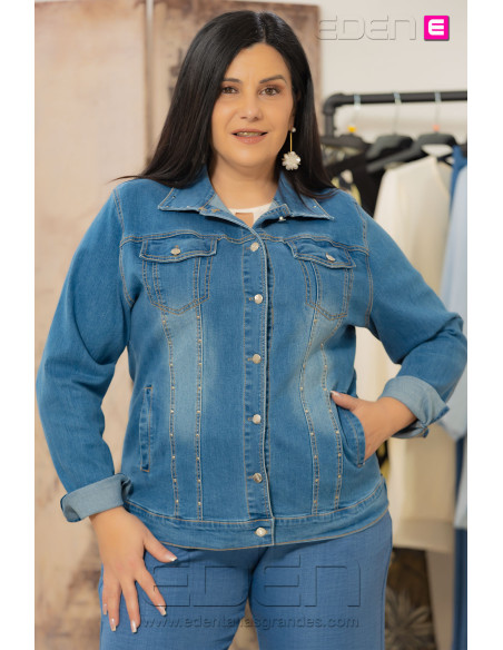 Cazadora Tejana Remaches Velika - Imagen 2