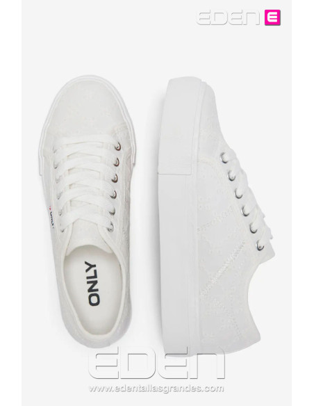 Sneaker PlataForma Onlnoomi Encaje Only - Imagen 6