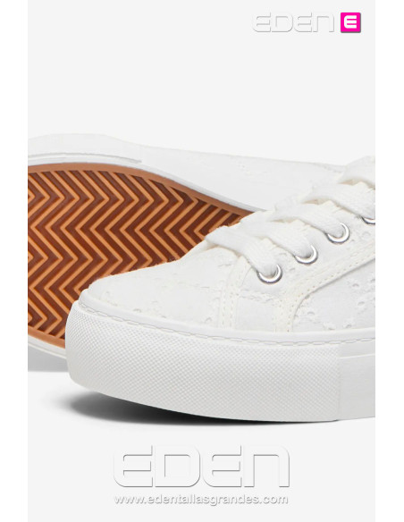 Sneaker PlataForma Onlnoomi Encaje Only - Imagen 3