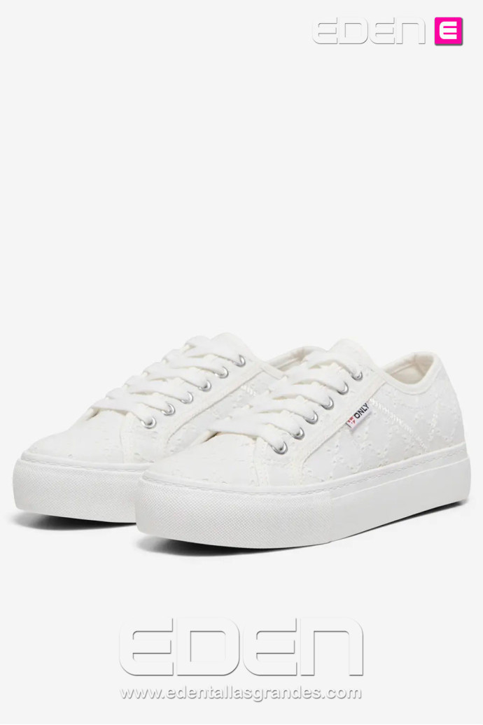 Sneaker PlataForma Onlnoomi Encaje Only - Imagen 2