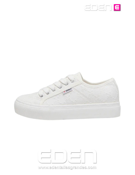 Sneaker PlataForma Onlnoomi Encaje Only - Imagen 4