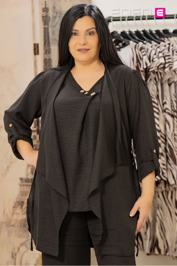 Chaqueta Praga Negro Con Alma - Imagen 1