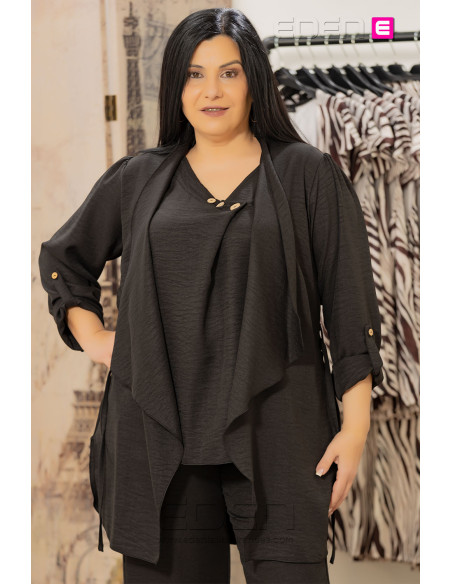 Chaqueta Praga Negro Con Alma - Imagen 1