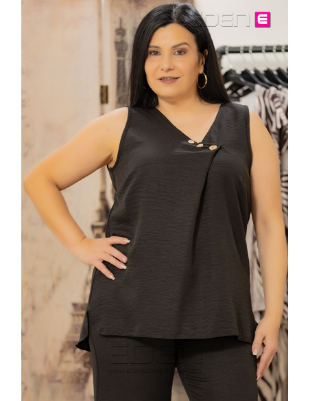 Top Huesca Negro Con Alma - Imagen 1