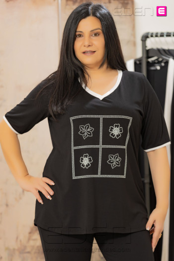 Camiseta Gina Blanco Isabel G - Imagen 1