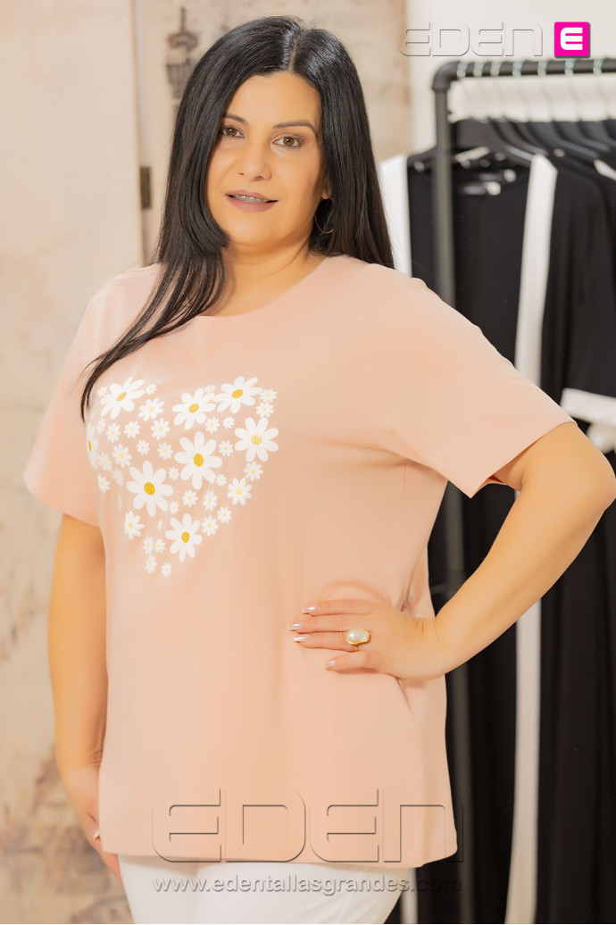 Camiseta Margarita Carmalle Only - Imagen 2