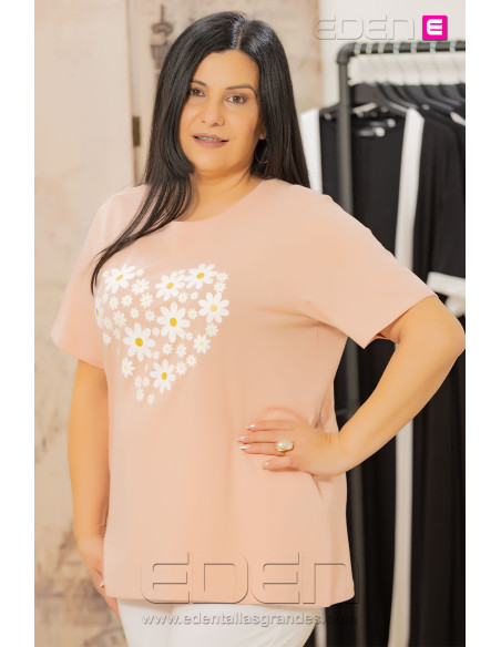 Camiseta Margarita Carmalle Only - Imagen 2