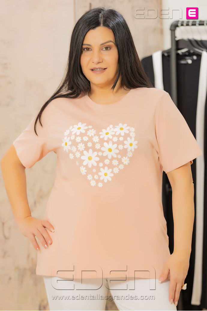Camiseta Margarita Carmalle Only - Imagen 1