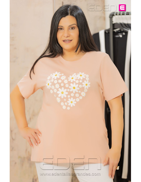 Camiseta Margarita Carmalle Only - Imagen 1
