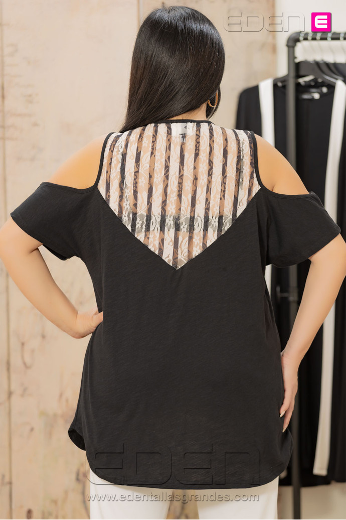 Camiseta Onyx Negro Victoria 56 - Imagen 3