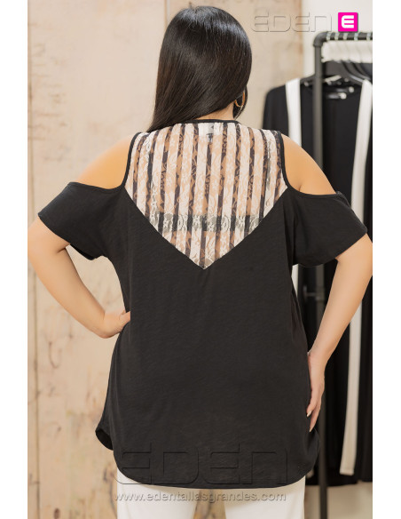 Camiseta Onyx Negro Victoria 56 - Imagen 3