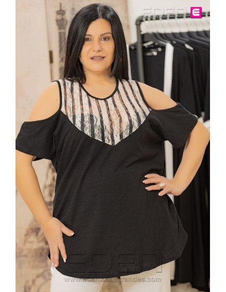Camiseta Onyx Negro Victoria 56 - Imagen 1