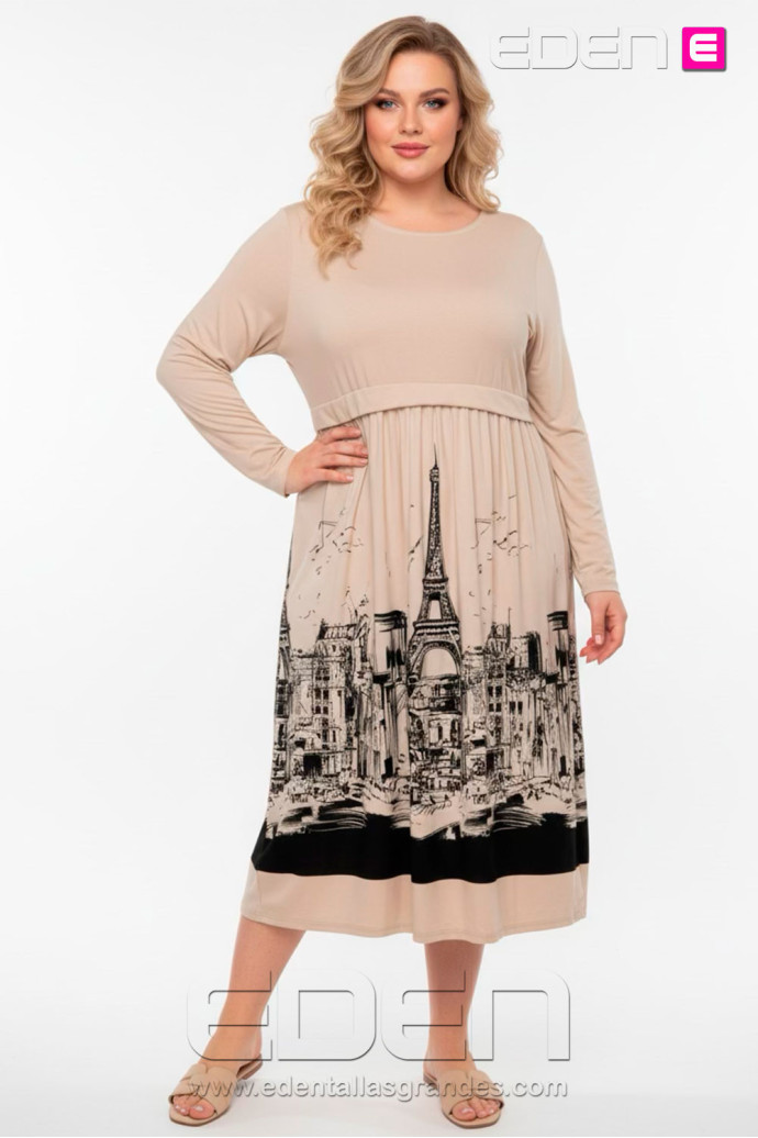 Vestido Paris Valeria Milano - Imagen 1