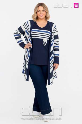 Pantalón Suelto Estilo Tejano Indra - Imagen 1