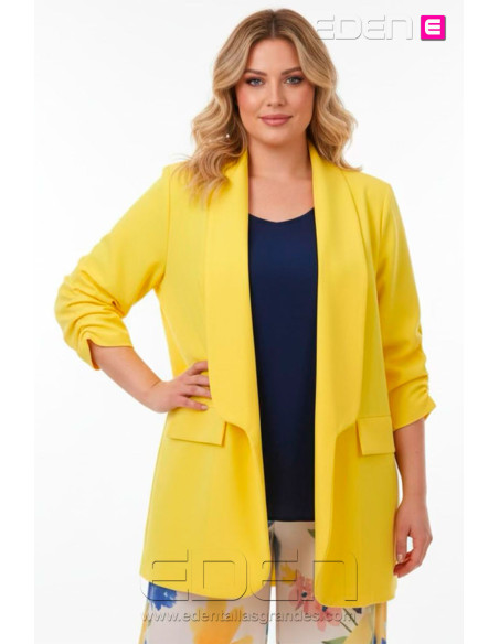 Blazer Valeria Amarillo Valeria Milano - Imagen 1