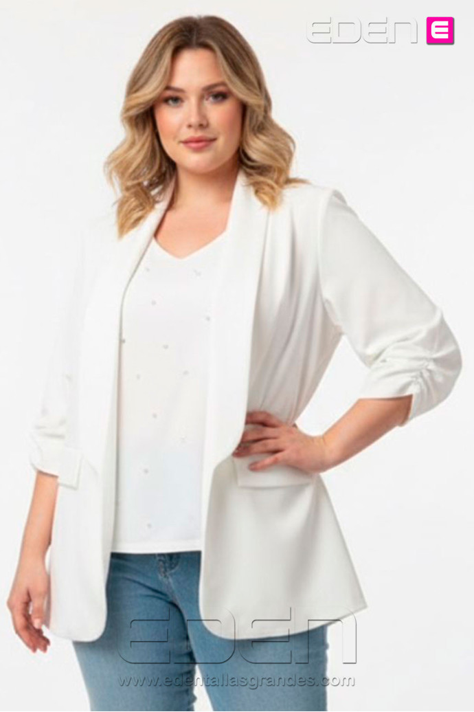 Blazer Valeria Blanco Valeria Milano - Imagen 1