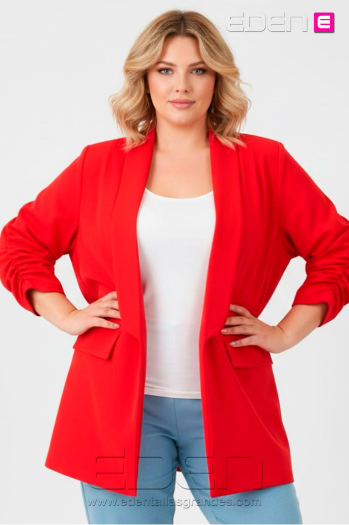 Blazer Valeria Rojo Valeria Milano - Imagen 1