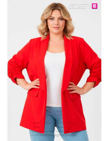 Blazer Valeria Rojo Valeria Milano - Imagen 1