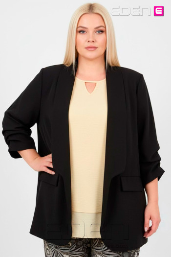 Blazer Valeria Negro Valeria Milano - Imagen 1