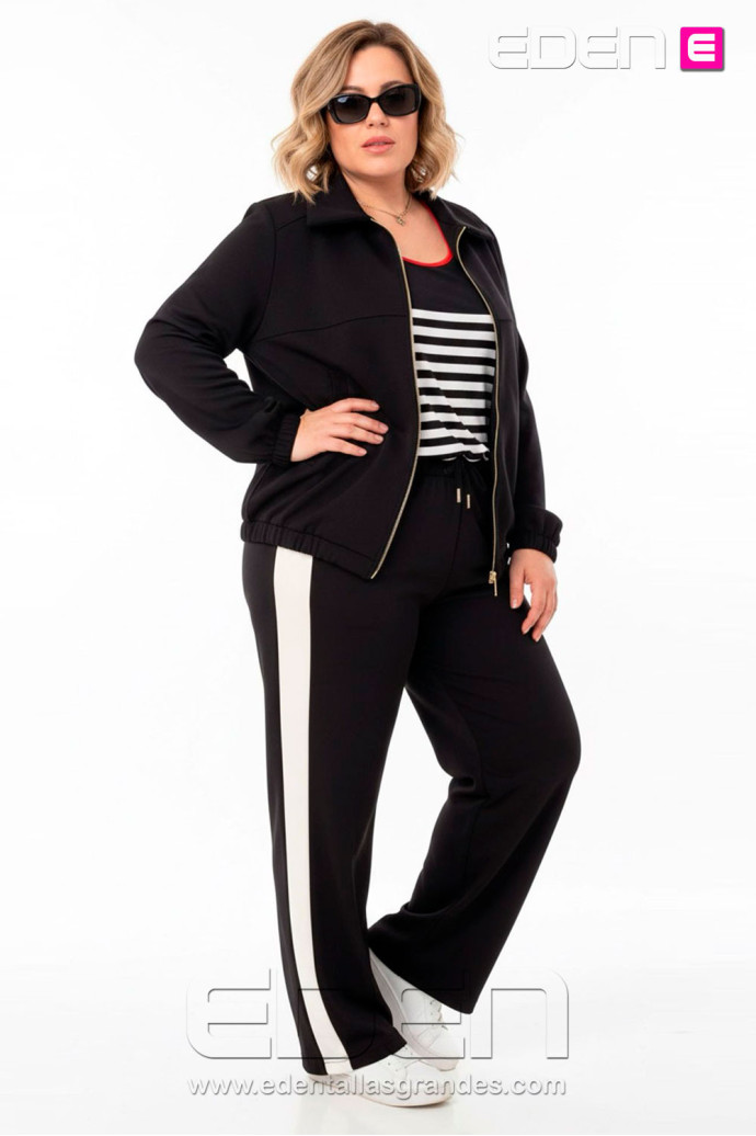 Pantalón Anuel negro Indra - Imagen 1