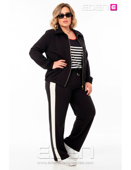 Pantalón Anuel negro Indra - Imagen 1