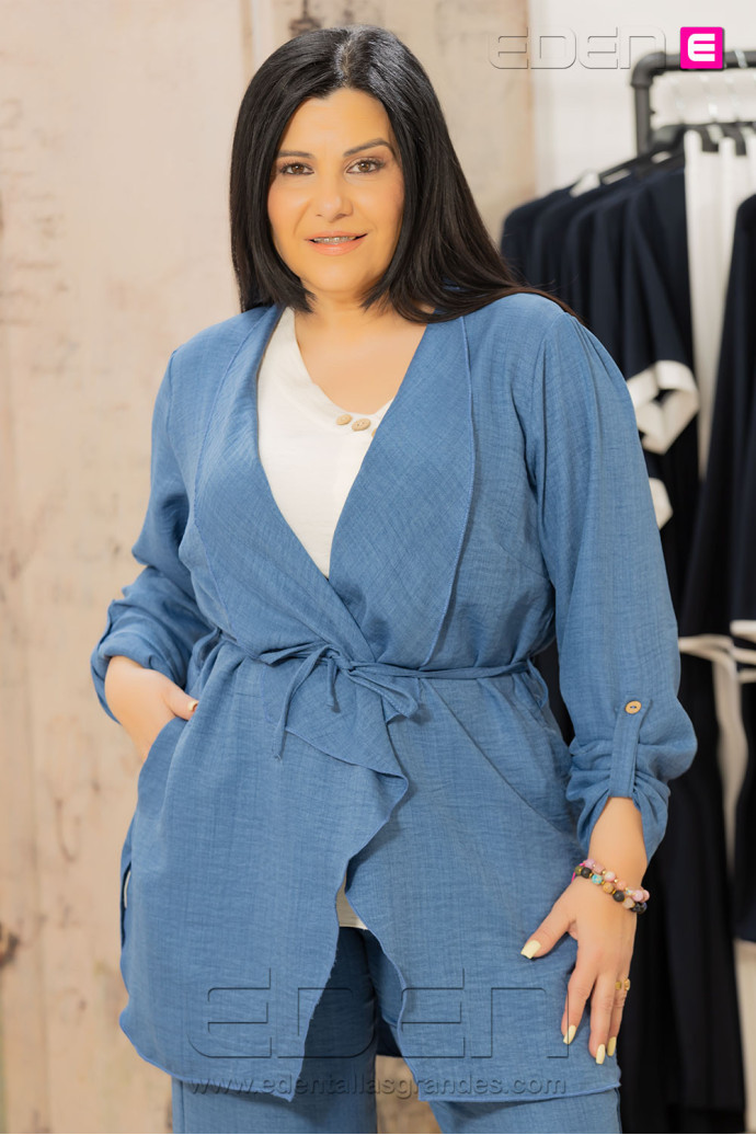 Chaqueta Praga Azul Con Alma - Imagen 2