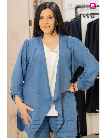 Chaqueta Praga Azul Con Alma - Imagen 1