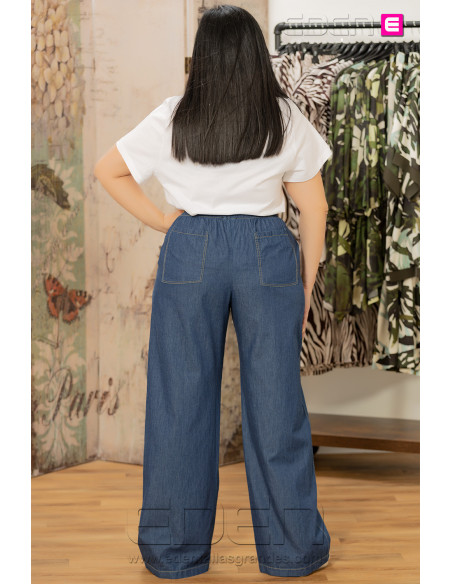 Pantalón Tejano Leslie Ancho Anvito - Imagen 3