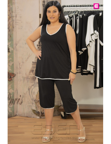 Bermuda Angela Negro Isabel G - Imagen 1