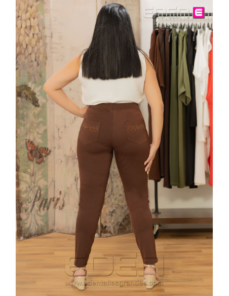 Preventa pantalon sol marrón con alma - Imagen 3