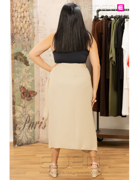 falda Menorca Beige Con Alma - Imagen 2