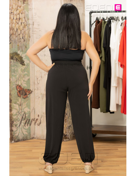 Pantalón Bombacho Tokio Negro Velika - Imagen 2