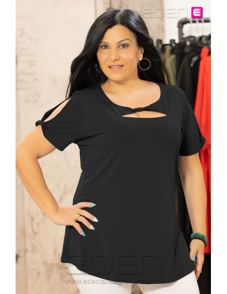 Camiseta Nudo Negro Velika - Imagen 1