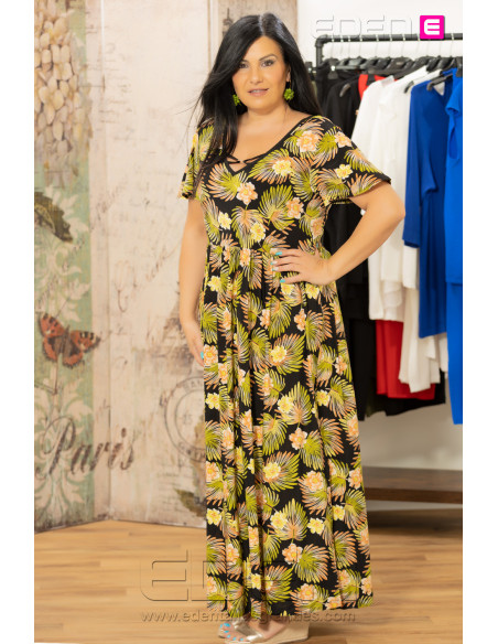 Vestido Luna Estampado Lima Velika - Imagen 1