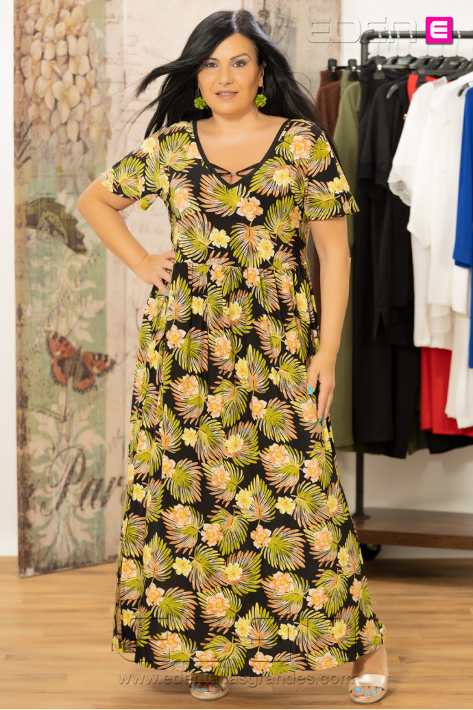 Vestido Luna Estampado Lima Velika - Imagen 2