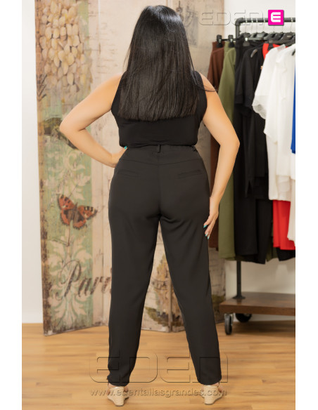 Pantalón de Vestir Indica Negro Isabel G - Imagen 2