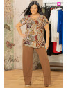 Pantalón Modal Marrón Indra