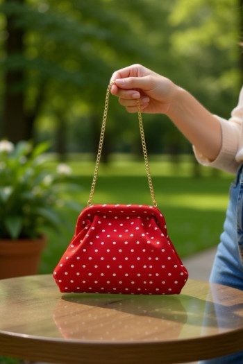 Bolso Cluth Moda Lunaritos Rojo - Imagen 2