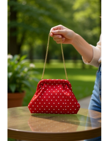 Bolso Cluth Moda Lunaritos Rojo - Imagen 2