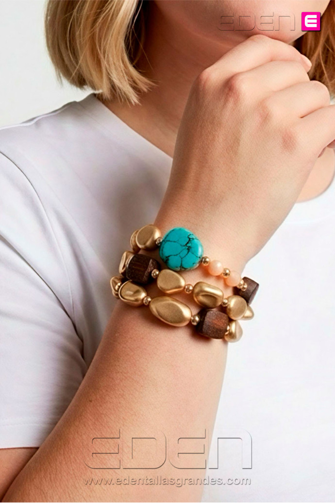 Juego 3 pulseras Ciel Bijoux - Imagen 1