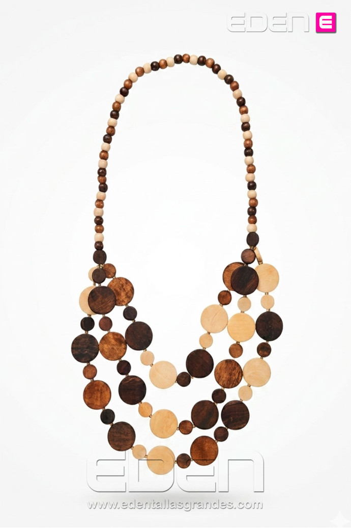 Collar Largo Evano Marfil - Imagen 1