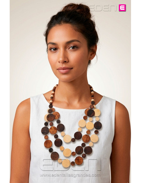 Collar Largo Evano Marfil - Imagen 2