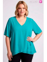 Blusa Perlas Verde Agua Velika