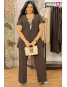 Pantalón Satin Bronce Indra